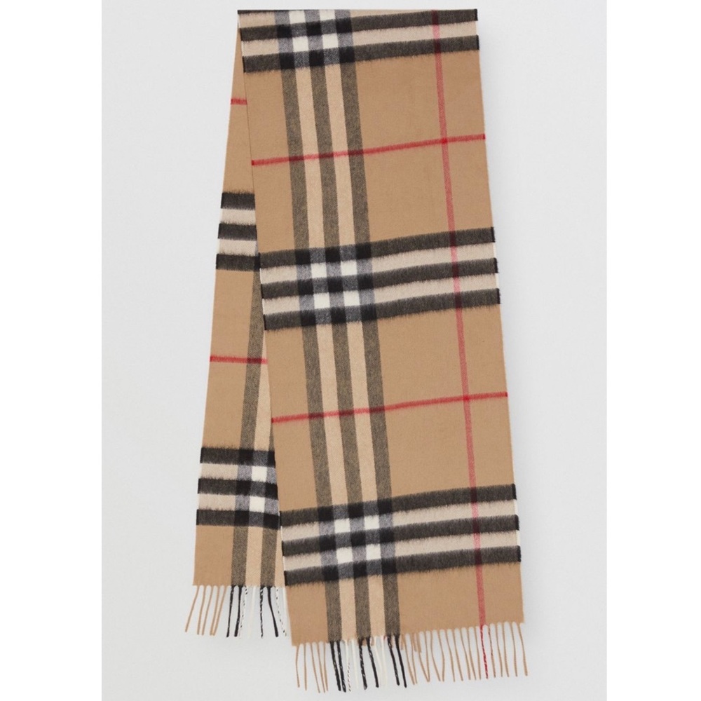 Burberry Classic Check Cashmere Scarf